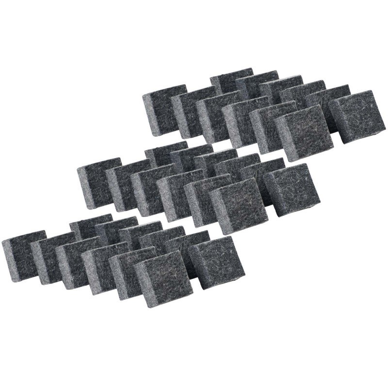 Charles Leonard Multi-Purpose Felt Erasers, 2", 12 Per Pack, 3 Packs