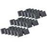 Charles Leonard Multi-Purpose Felt Erasers, 2", 12 Per Pack, 3 Packs