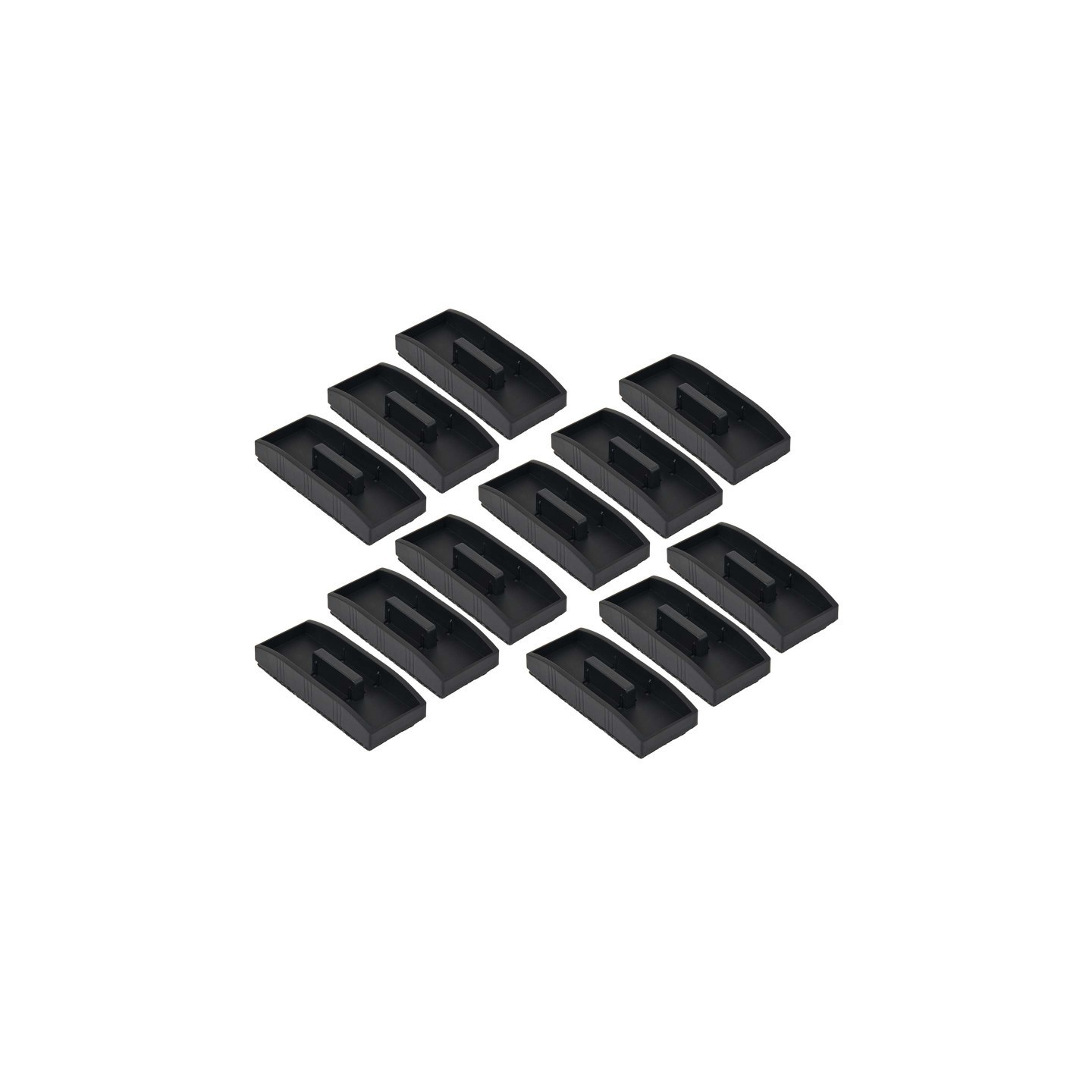 Charles Leonard Magnetic Whiteboard Eraser, Storage for 2 Markers, Pack of 12