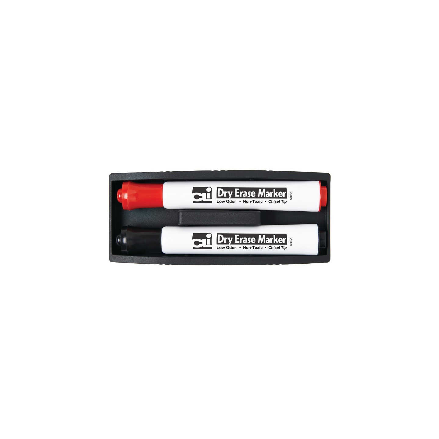 Charles Leonard Eraser - Whiteboard - Magnetic w/ Two Markers