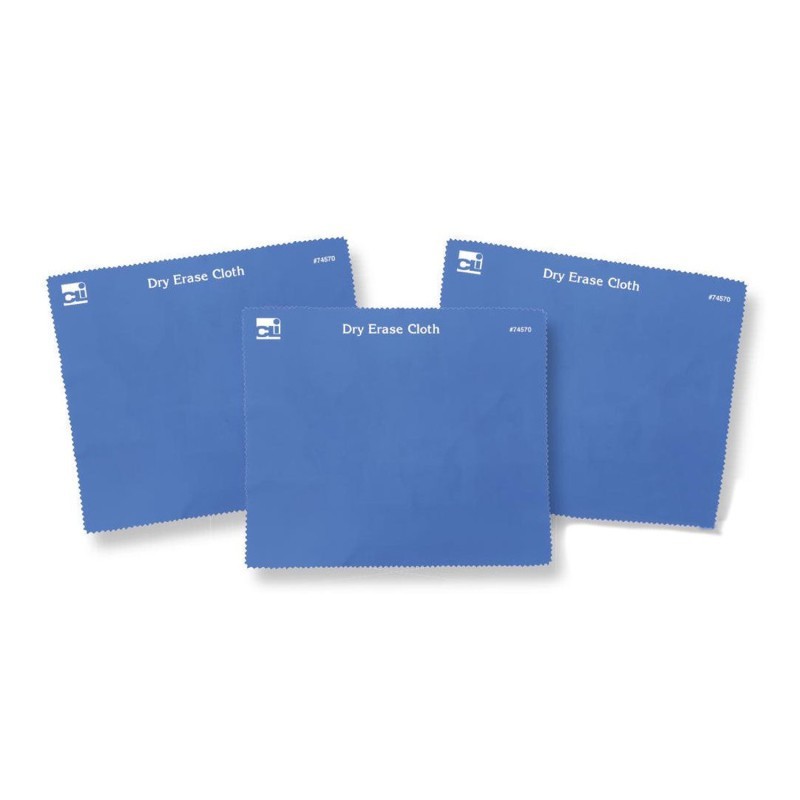 Charles Leonard Multi-Purpose Eraser Cloths, 10 Per Pack, 3 Packs