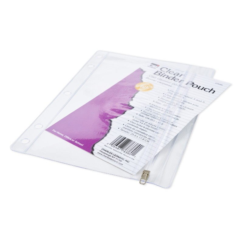 Charles Leonard Pencil Pouch, Clear