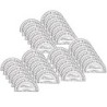 Charles Leonard Protractor Plastic, 4-Inch, 12 Per Pack, 3 Packs