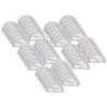 Charles Leonard Protractor Plastic, 4-Inch, 12 Per Pack, 5 Packs