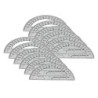 Charles Leonard Protractor Plastic, 6-Inch, Pack of 12