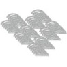 Charles Leonard Protractor Plastic, 6-Inch, 12 Per Pack, 5 Packs