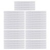 Charles Leonard Plastic Ruler with Pencil Groove, 12-Inch, Clear, Pack of 36