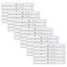 Charles Leonard Plastic Ruler, 12-Inch, Clear, Pack of 36