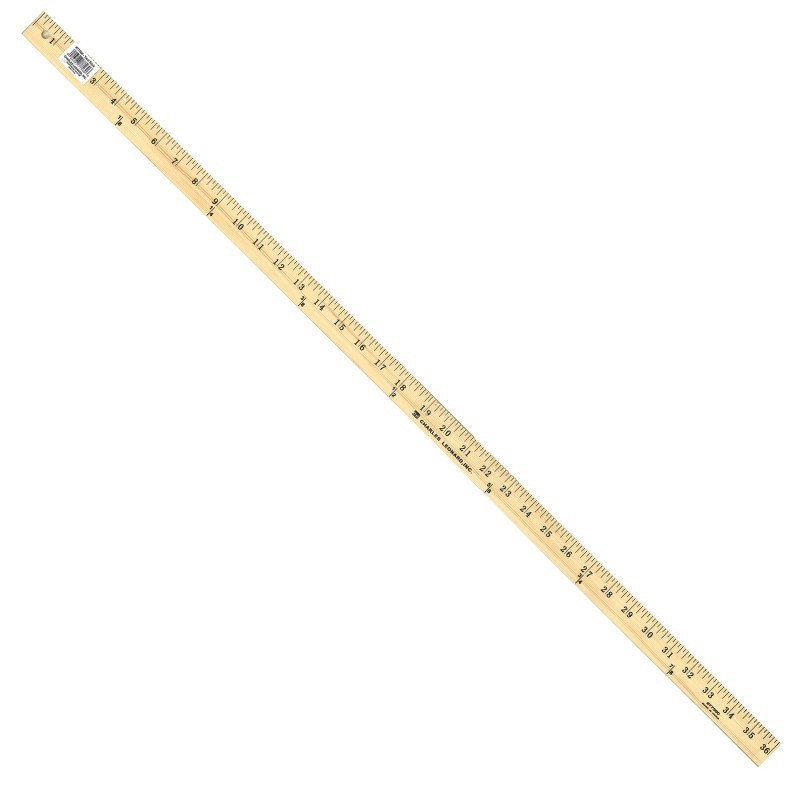 Charles Leonard Wooden Yardstick