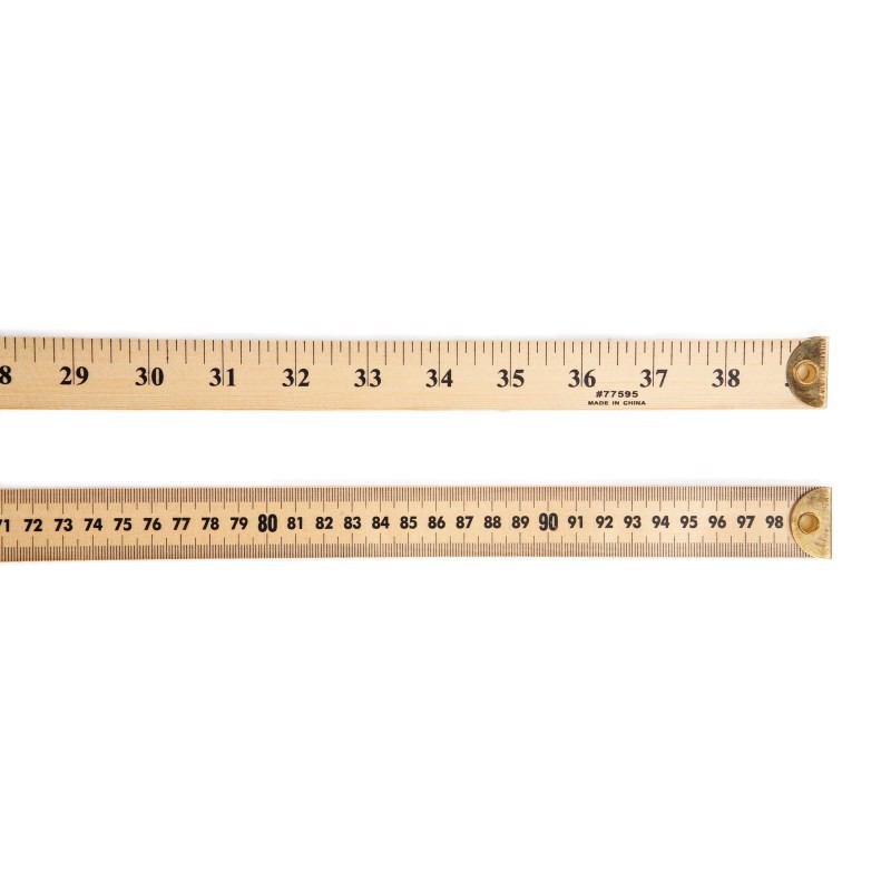 Charles Leonard Ruler - Meter Stick W/Metal End