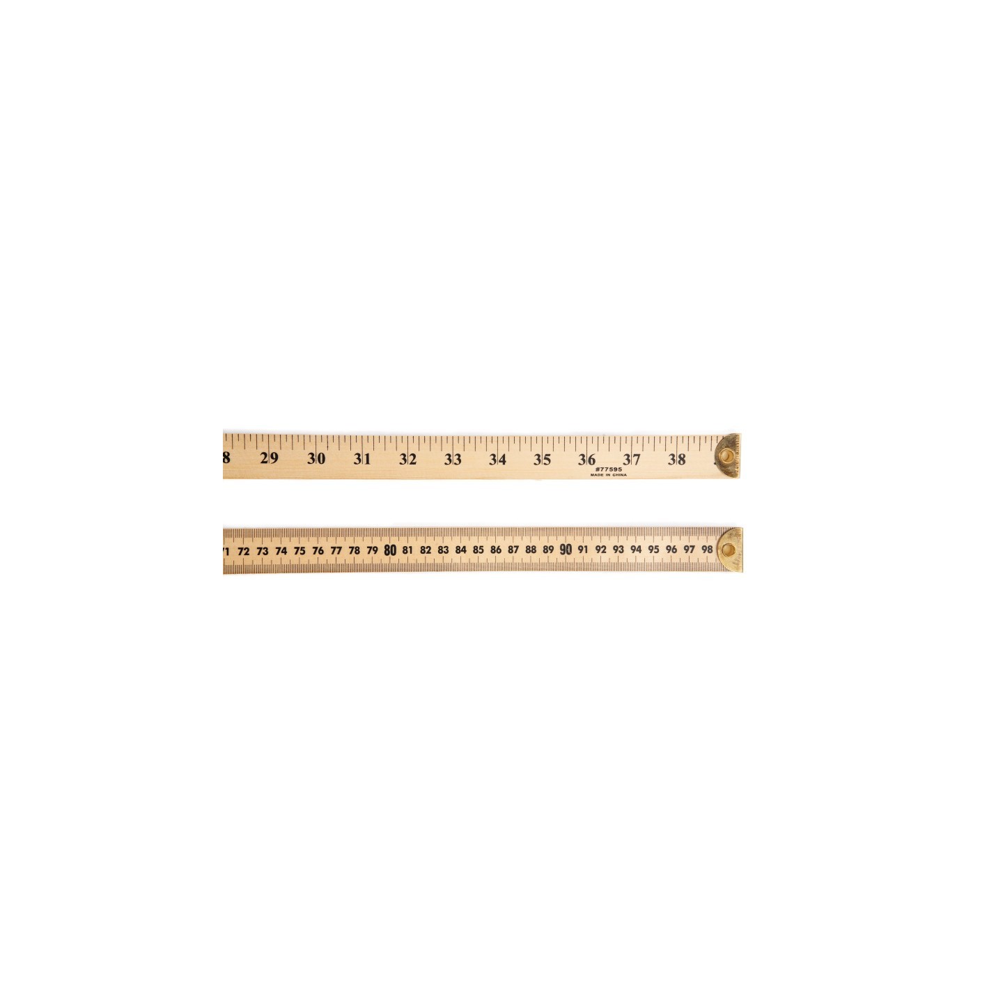 Charles Leonard Ruler - Meter Stick W/Metal End