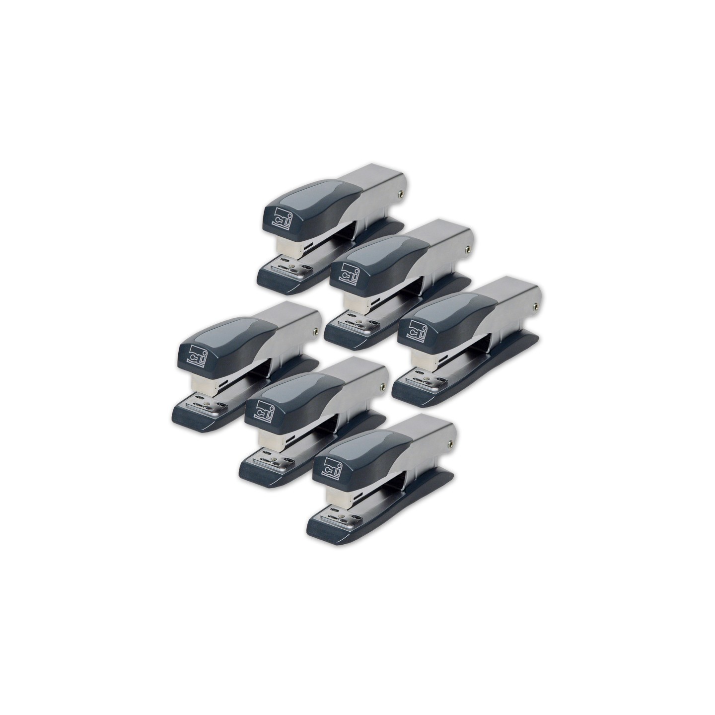 Charles Leonard Executive Half Strip Metal Stapler, Pack of 6