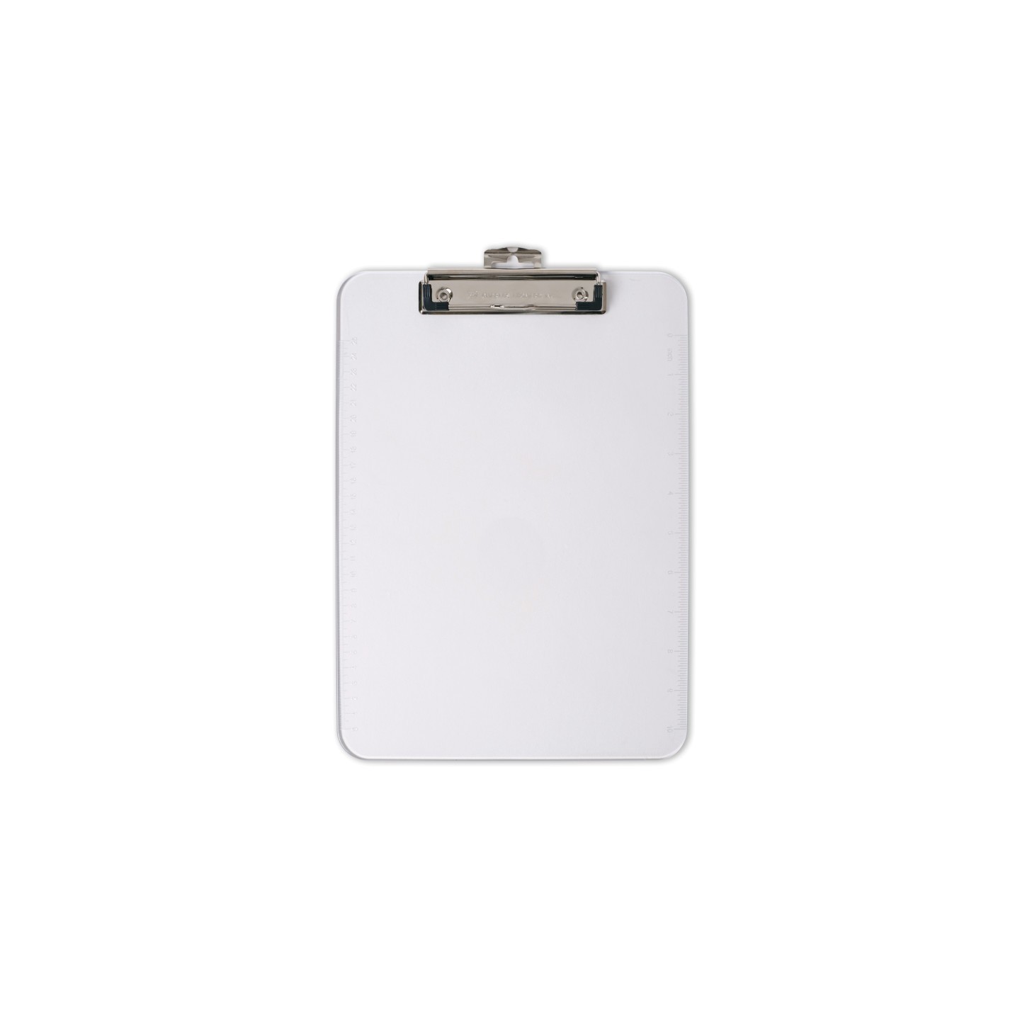 Charles Leonard Plastic Clipboard, Clear, 1 Count