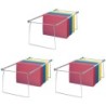 Charles Leonard Letter Size Hanging File Frame, Pack of 3