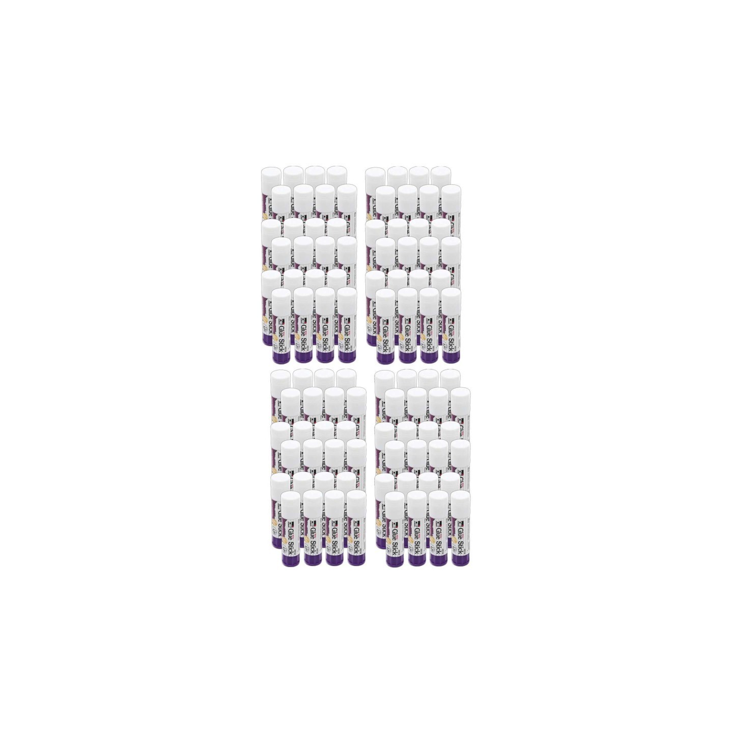 Charles Leonard Glue Stick, .28 oz., White, Pack of 72
