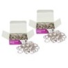 Charles Leonard Loose Leaf Rings, 3/4", 100 Per Box, 2 Boxes