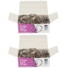 Charles Leonard Loose Leaf Rings with Snap Closure, Nickel Plated, 2 Inch Diameter, 50 Per Box, 2 Boxes
