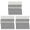 Champion Sports Lanyards, Black, Pack of 12 Per Pack, 3 Packs