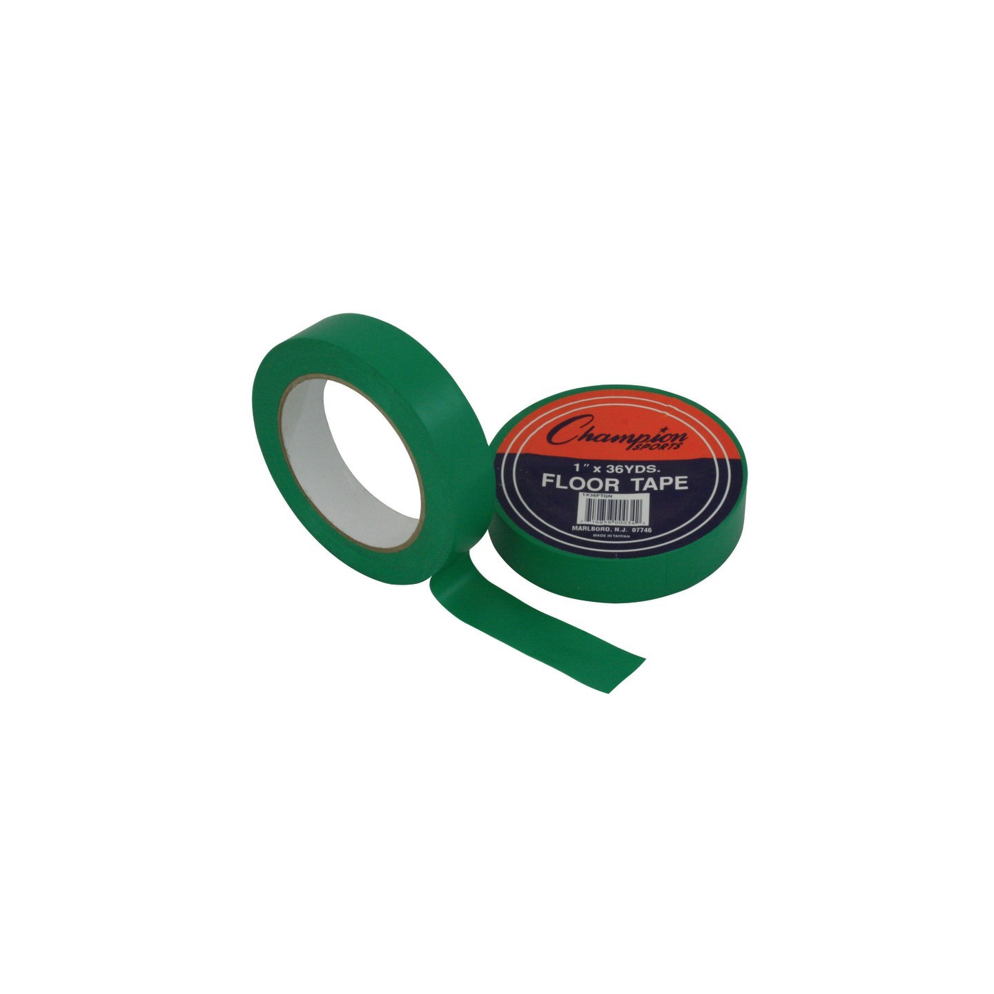 Champion Sports Floor Marking Tape, 1" x 36 yd, Green