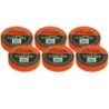 Champion Sports Floor Marking Tape, 1" x 36 yd, Orange, 6 Rolls