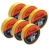 Champion Sports Floor Marking Tape, 1" x 36 yd, Yellow, 6 Rolls