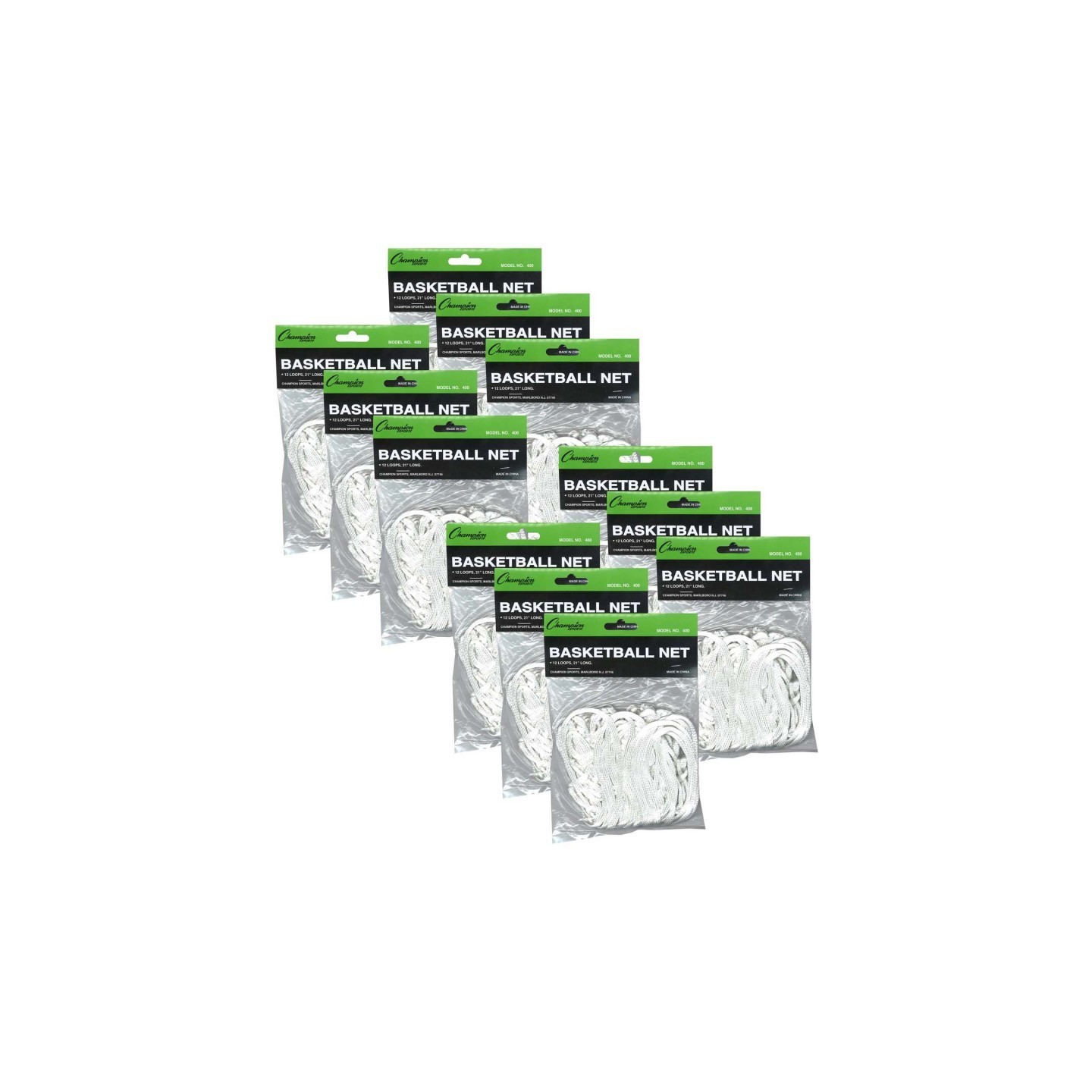 Champion Sports Economy Basketball Net, 4mm, Pack of 12