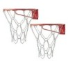 Champion Sports Steel Chain Basketball Net, Pack of 2
