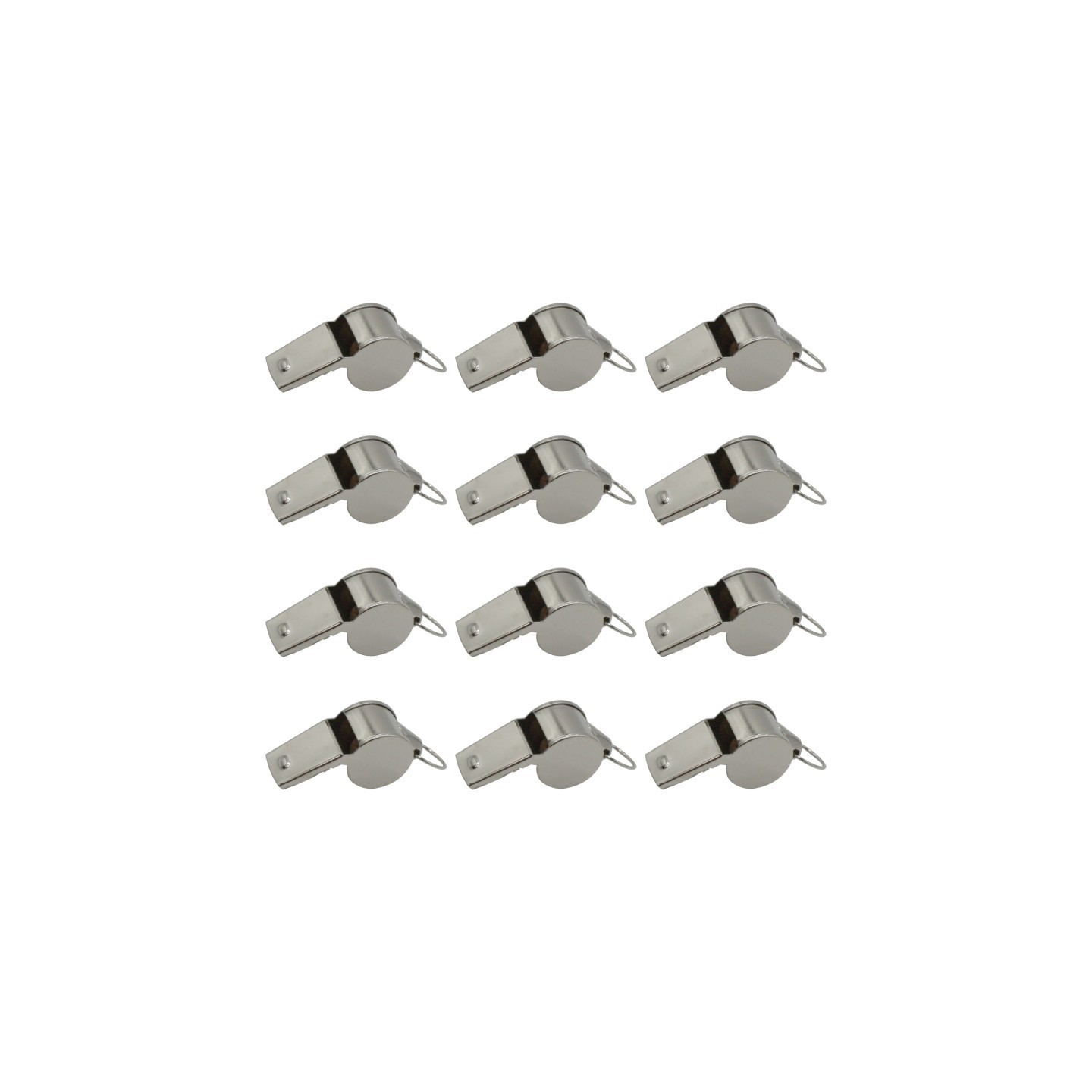 Champion Sports Metal Whistle, Set of 12
