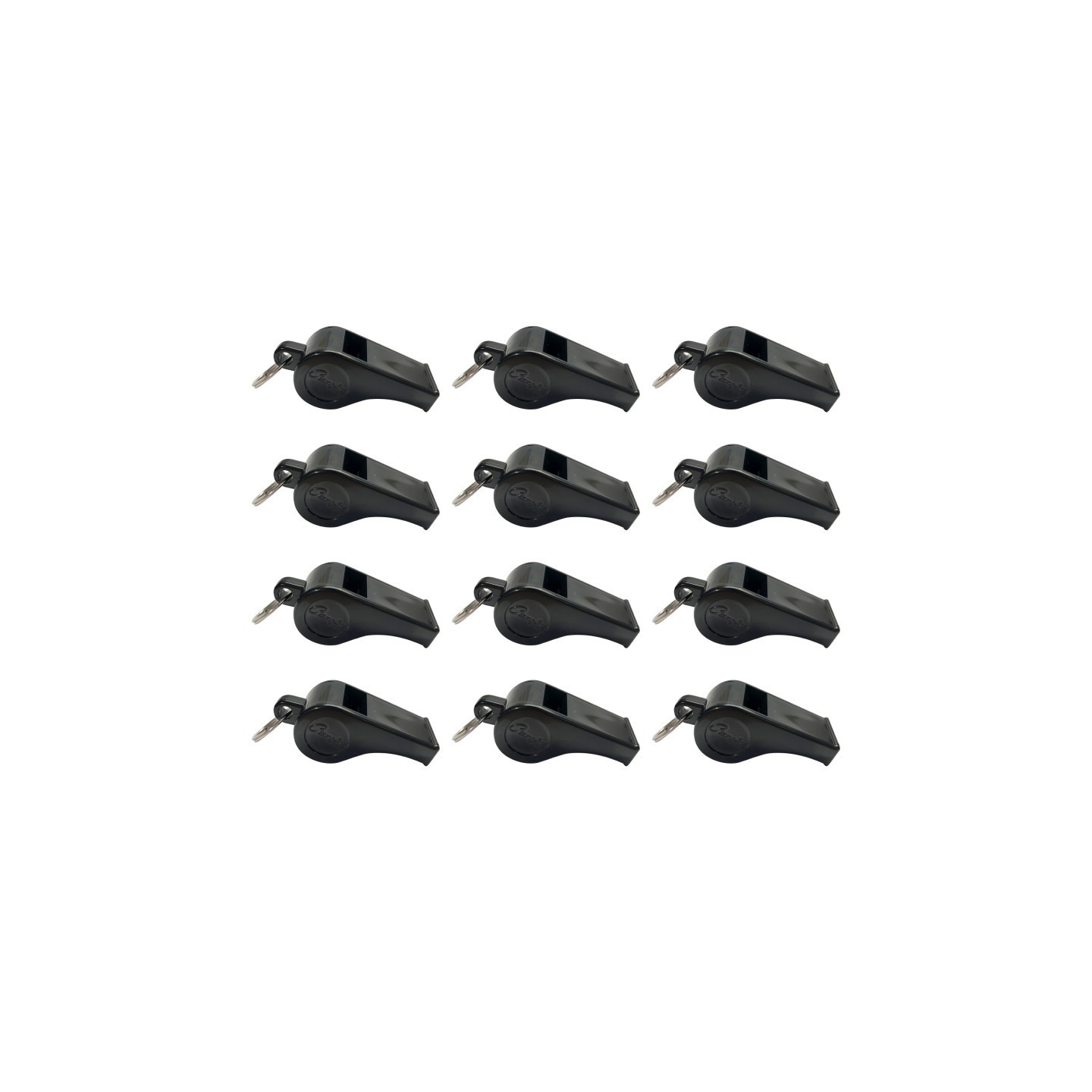 Champion Sports Whistles, Plastic, Pack of 12