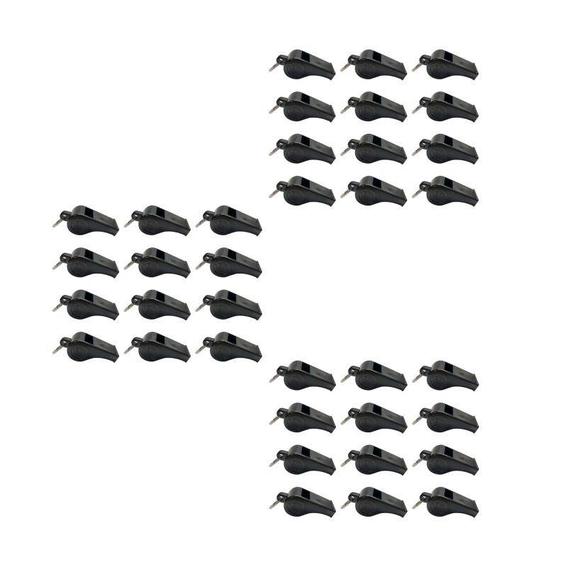 Champion Sports Whistles, Plastic, 12 Per Pack, 3 Packs