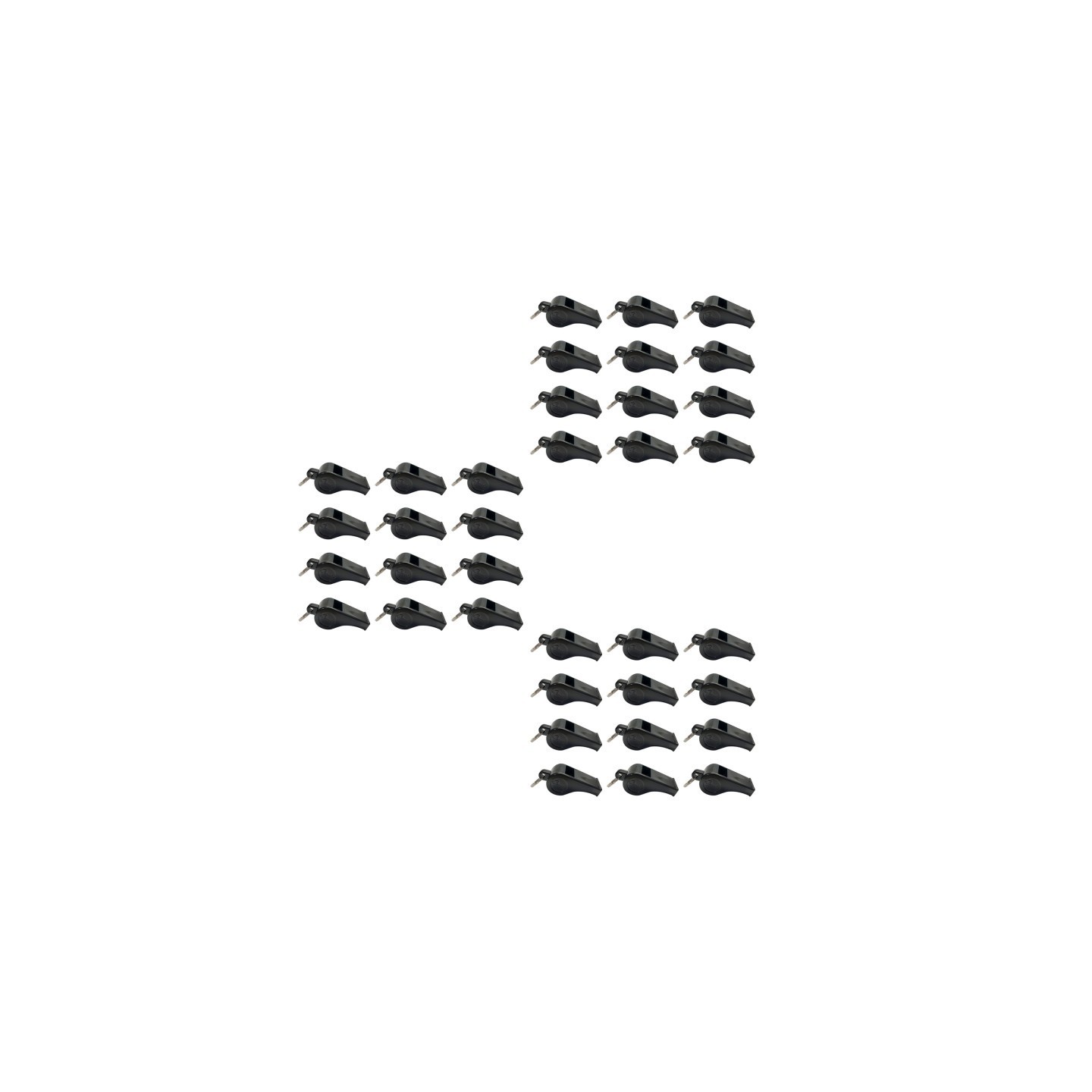 Champion Sports Whistles, Plastic, 12 Per Pack, 3 Packs