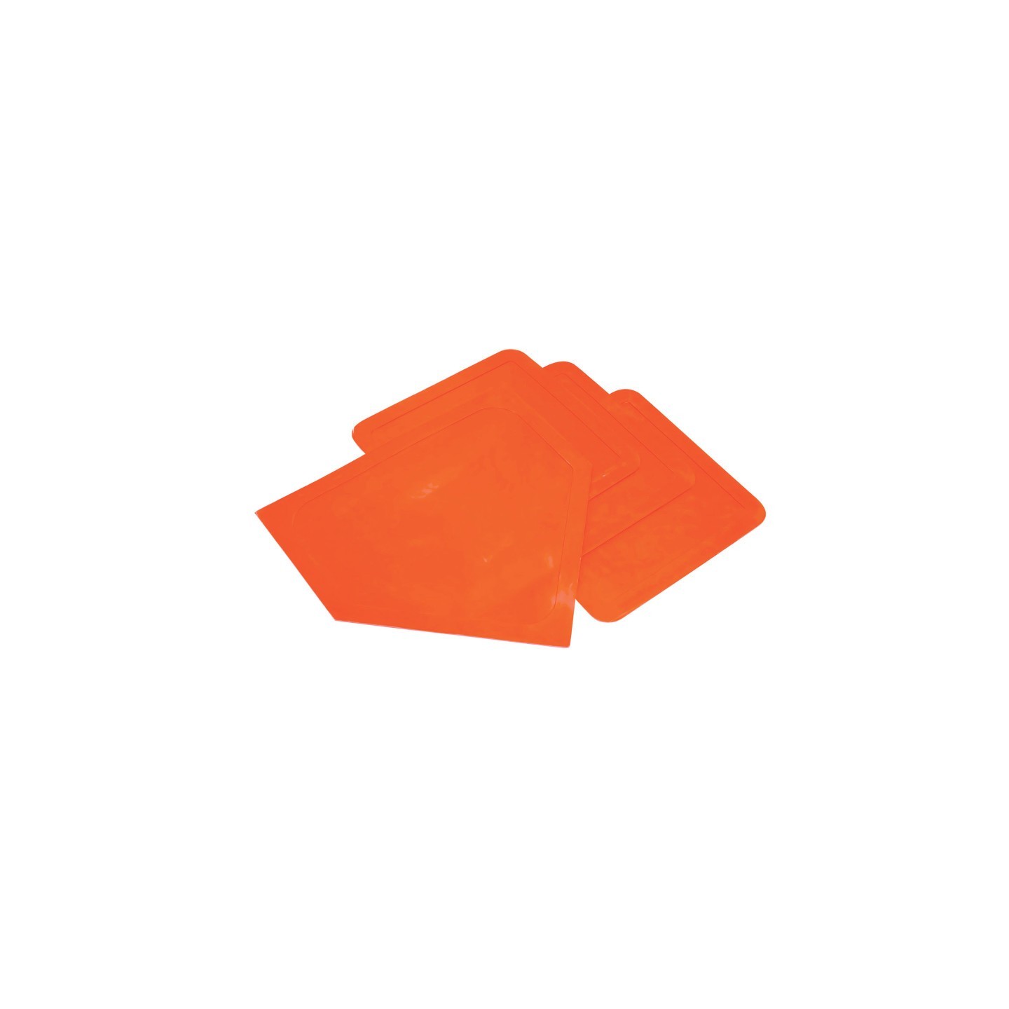 Champion Sports Throwdown Gym Base Set, Orange, 2 Sets
