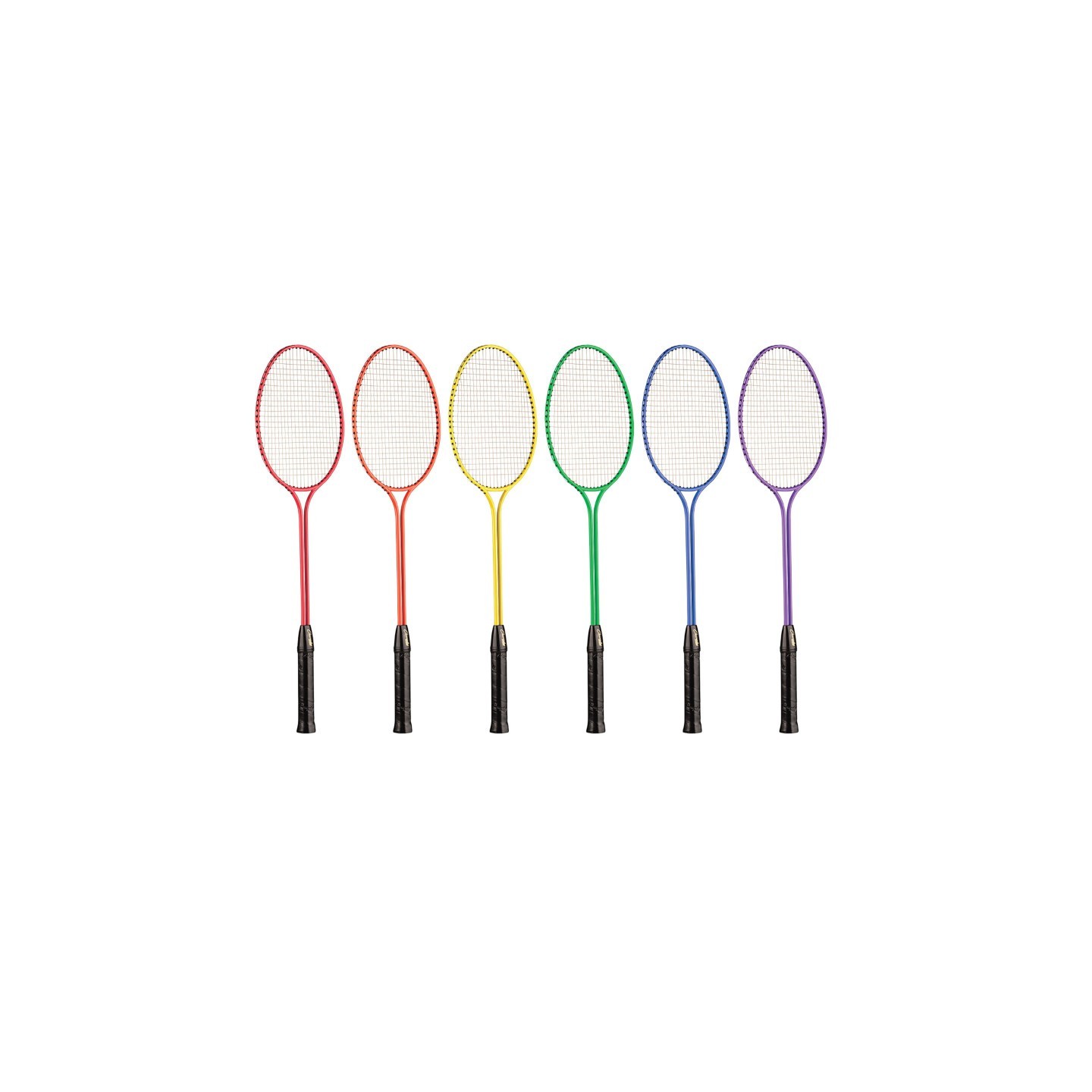 Champion Sports Tempered Steel Twin Shaft Badminton Racket Set
