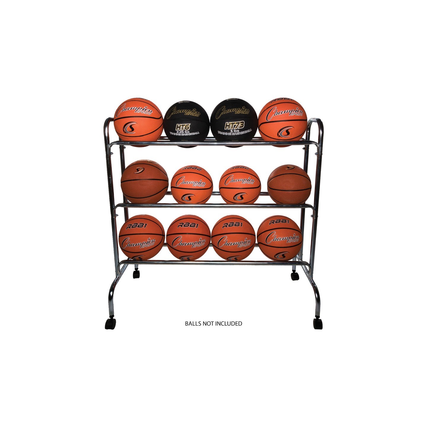 Champion Sports Ball Cart, 3 Tier, Holds 12 Balls