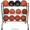 Champion Sports Ball Cart, 3 Tier, Holds 12 Balls