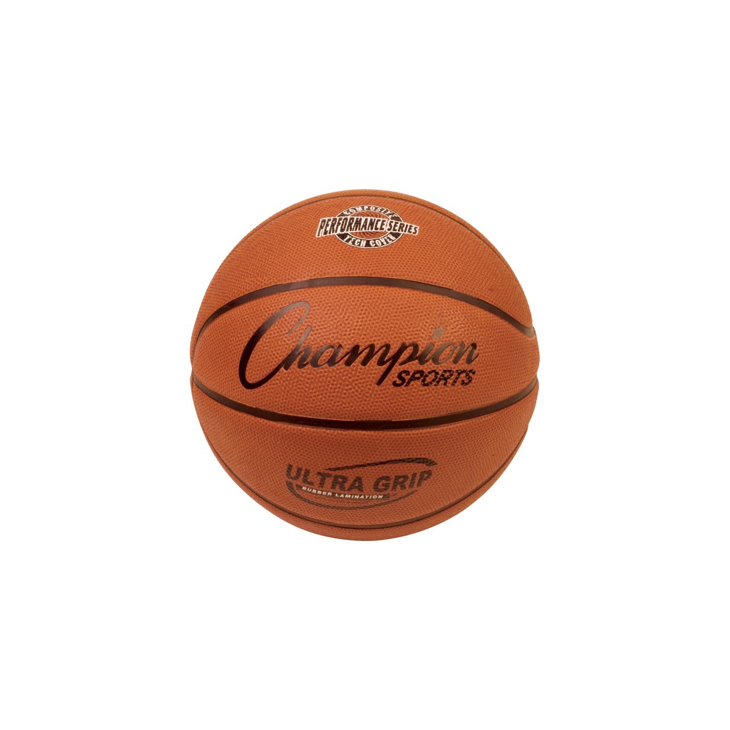 Champion Sports Ultra Grip Rubber Basketball with Bladder, Official Size 7