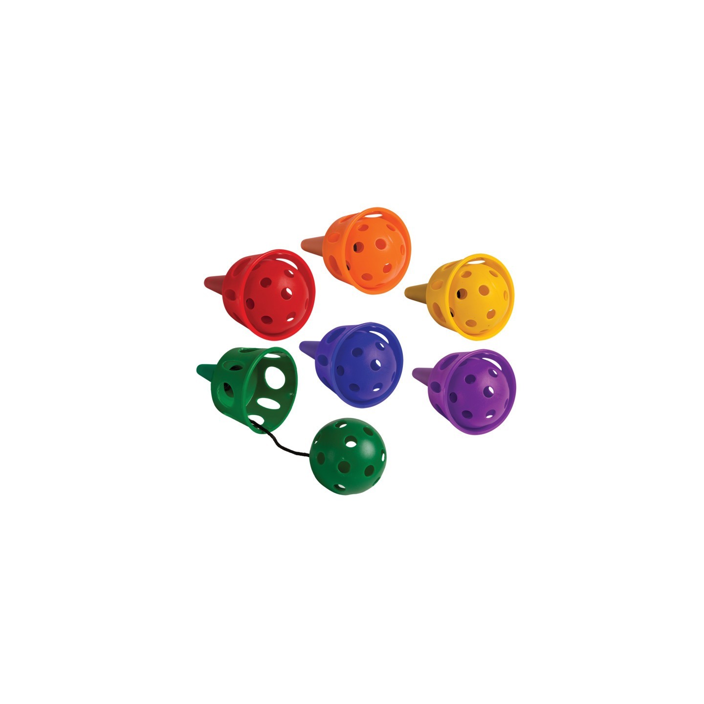 Champion Sports Catch-A-Ball Cup Set of 6