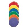 Champion Sports Rounded Edge 9" Foam Discs Set, 6 Colors