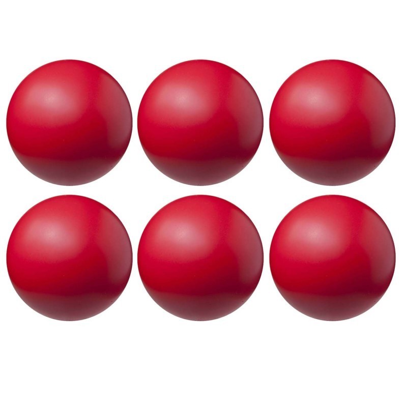 Champion Sports High Density Coated 4" Foam Ball, Pack of 6