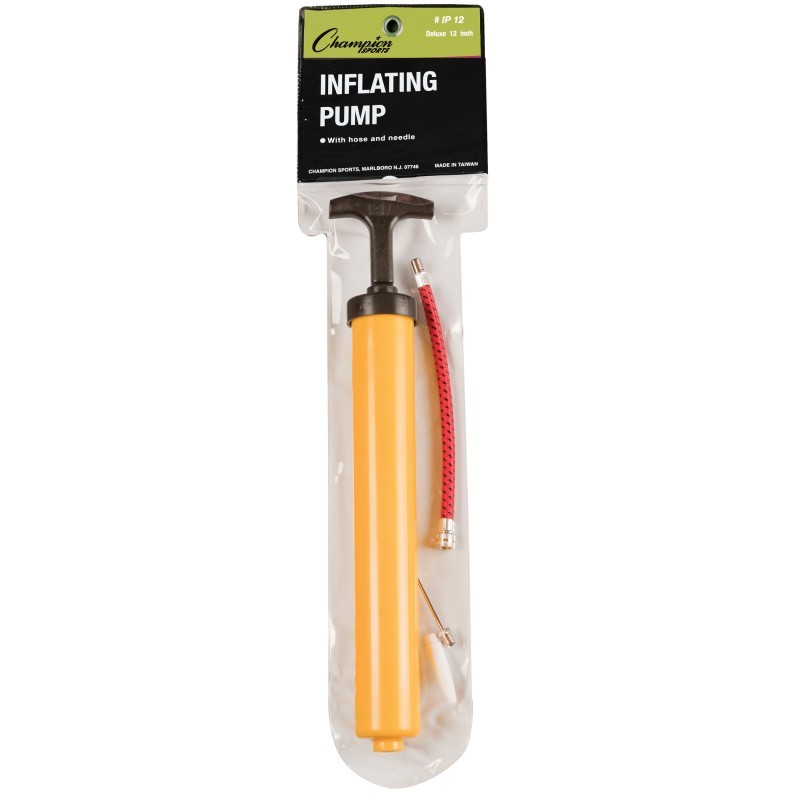 Champion Sports Plastic Hand Air Pump, 12"