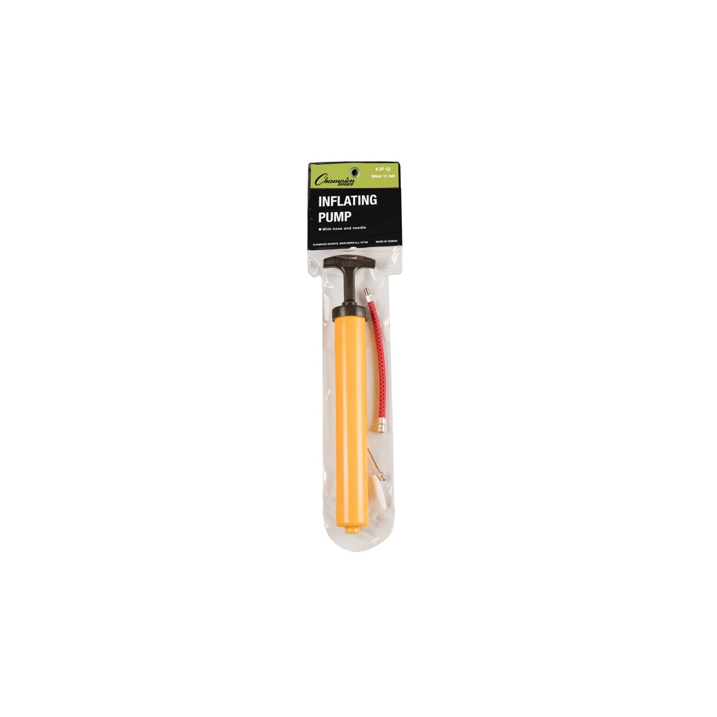 Champion Sports Plastic Hand Air Pump, 12"