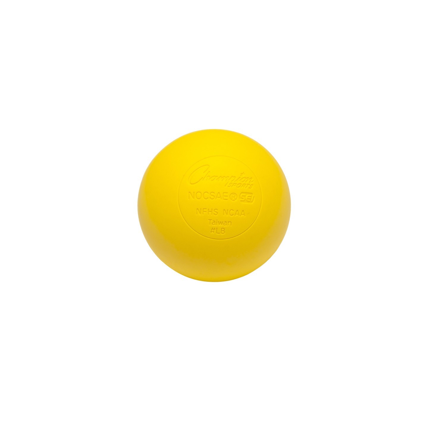 Champion Sports Official Size Lacrosse Balls, Yellow, Pack of 12