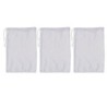 Champion Sports Equipment Bag, Mesh, 24" x 36", White, Pack of 3