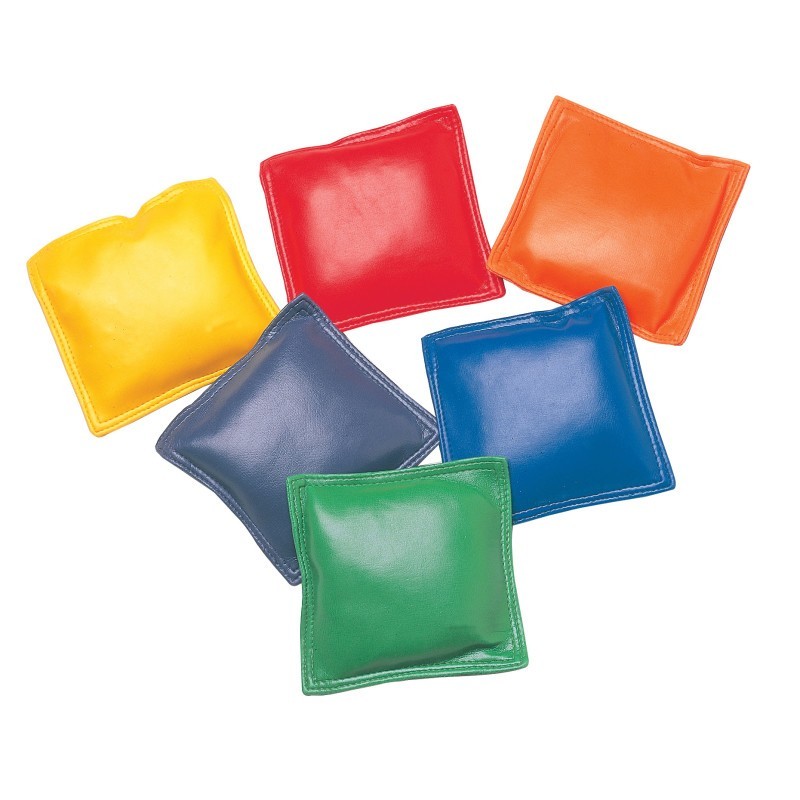 Champion Sports Bean Bags, 5" x 5", Pack of 12