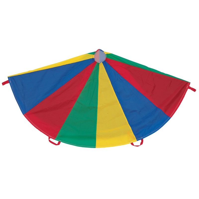 Champion Sports Multi-Colored Parachute, 20' Diameter, 16 Handles