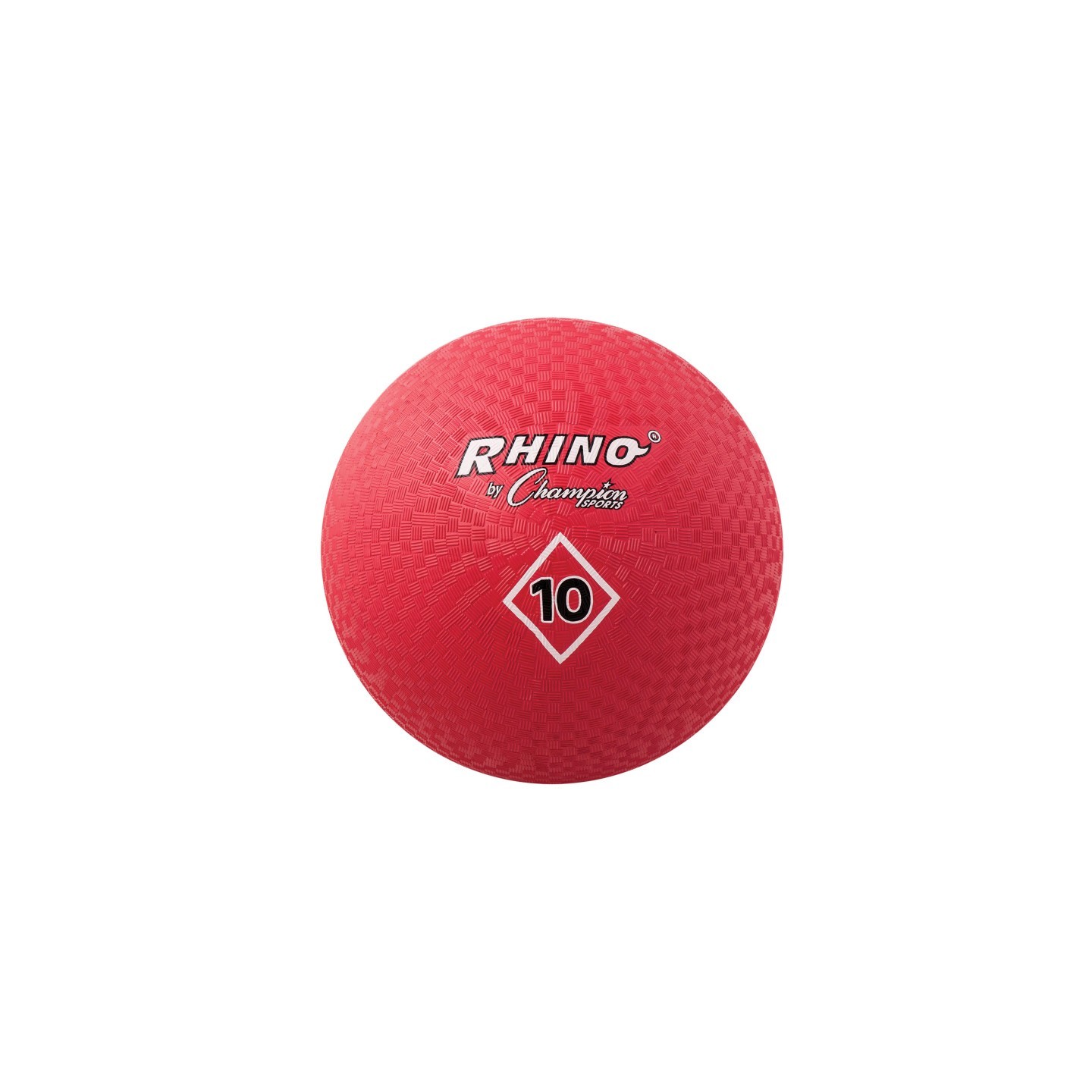 Champion Sports Playground Ball, 10", Red