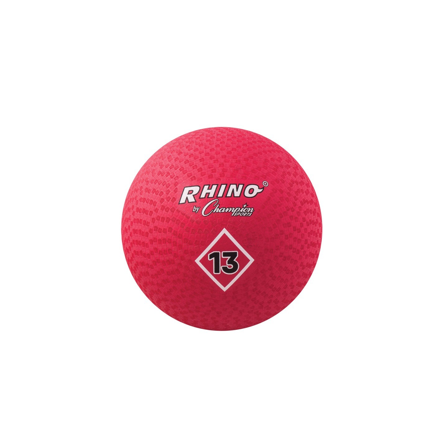 Champion Sports Playground Ball, 13", Red