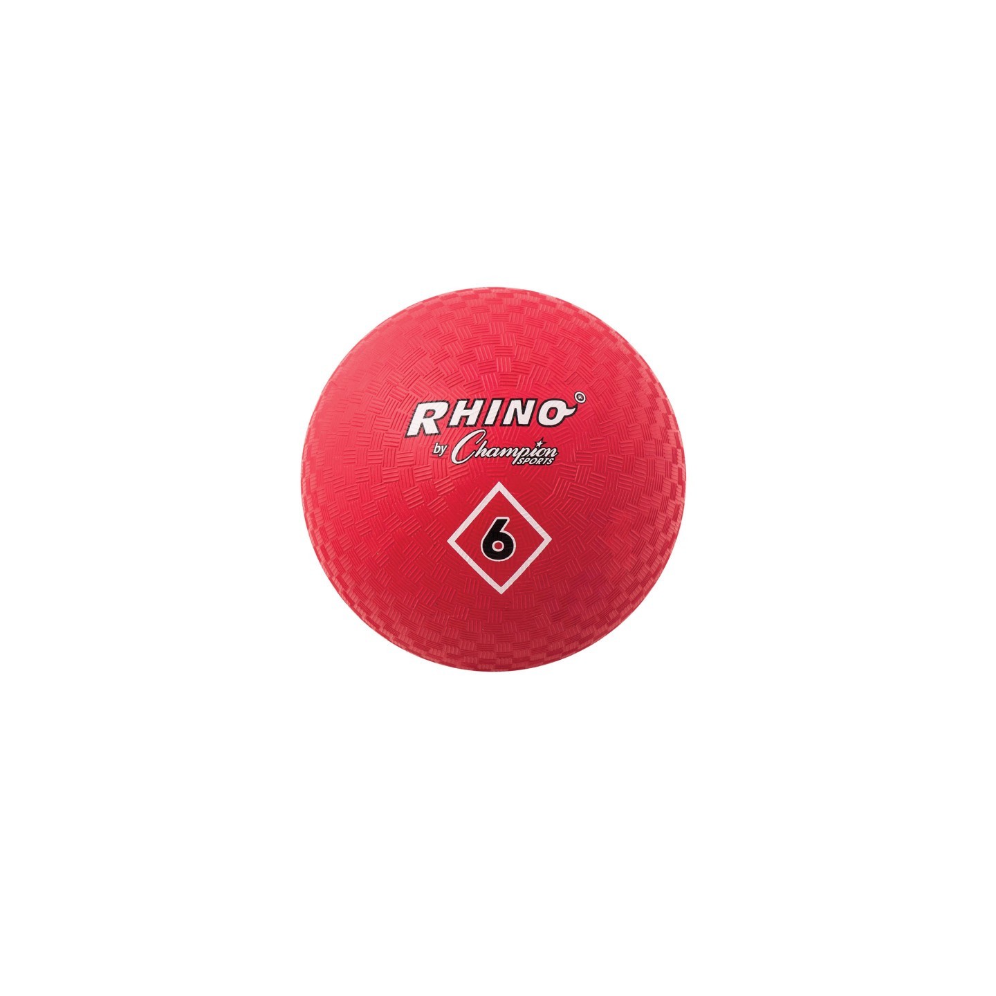 Champion Sports Playground Ball, 6", Red