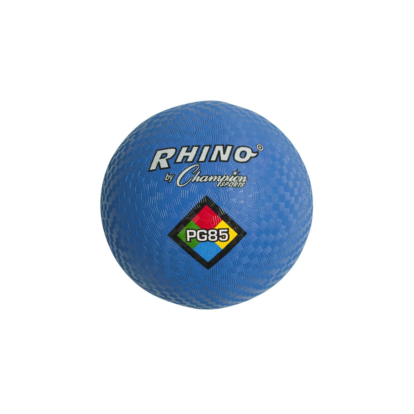 Champion Sports Rhino Playground Balls, 8-1/2"D, Two Ply, Nylon Wound, Blue