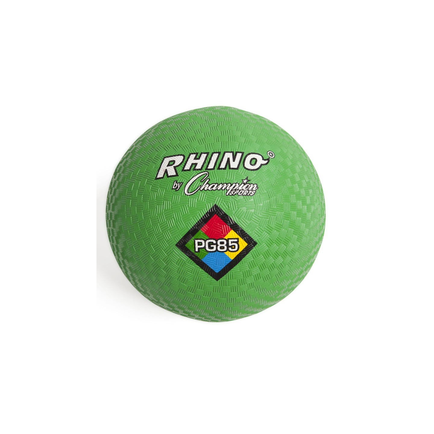 Champion Sports Rhino Playground Balls, 8-1/2"D, Two Ply, Nylon Wound, Green